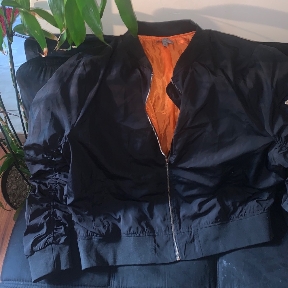 Black Bomber Jacket